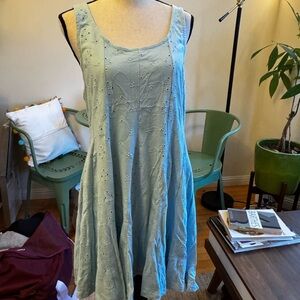 ASOS Light Blue Eyelet Dress